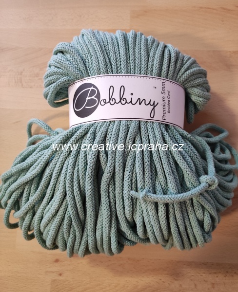 Bobbiny šňůry Premium 100m/5mm - Aloe